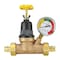 Apollo Apollo 3/4 in. Double Union Double Union PEX Bronze Water Pressure Regulator with Gauge EPXPRV34WG - alternate 1